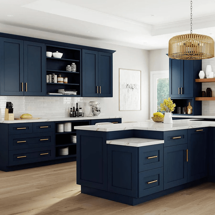 Blue Kitchen Cabinets - Super Arbor