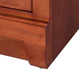 Naples 30 in. W x 21.63 in. D Vanity Cabinet Only in Warm Cinnamon with Right Hand Drawers - Super Arbor