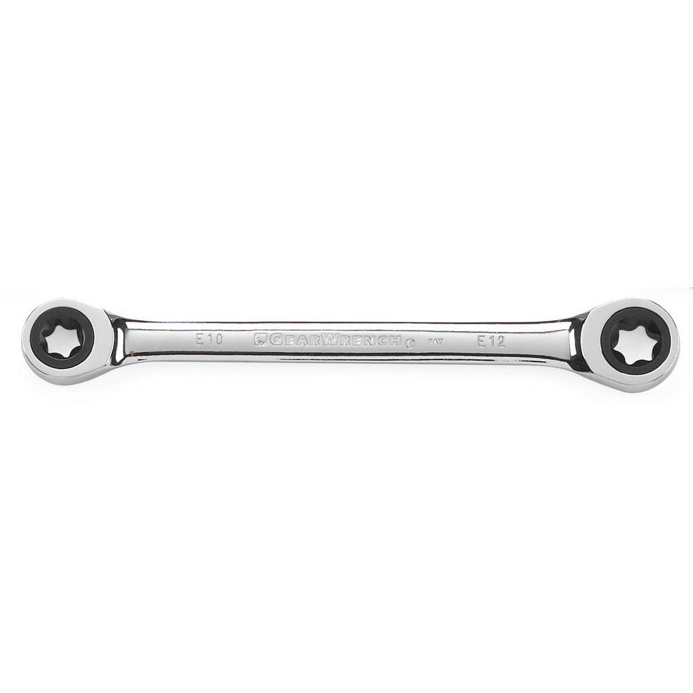 E-Torx Ratcheting Double Box-End Wrench Set (4-Piece) - Super Arbor