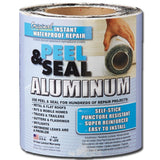Peel & Seal Instant Waterproof Repairs Aluminum Self-Adhesive Roll Flashing, Silver, 6-in x 25-ft