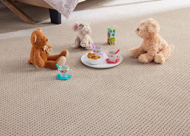 STAINMASTER Essentials Blue Diamonds II 12-ft Minimalist Textured Carpet Sample (Interior)
