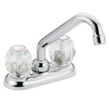 Moen Chateau Chrome 2-Handle Deck-Mount Utility Faucet