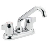 Moen Chateau Chrome 2-Handle Deck-Mount Utility Faucet