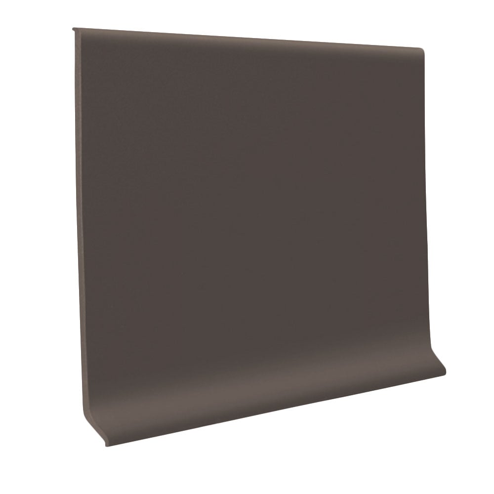Flexco Coffee Bean 0.125-in T x 6-in W x 48-in L Vinyl Wall Base