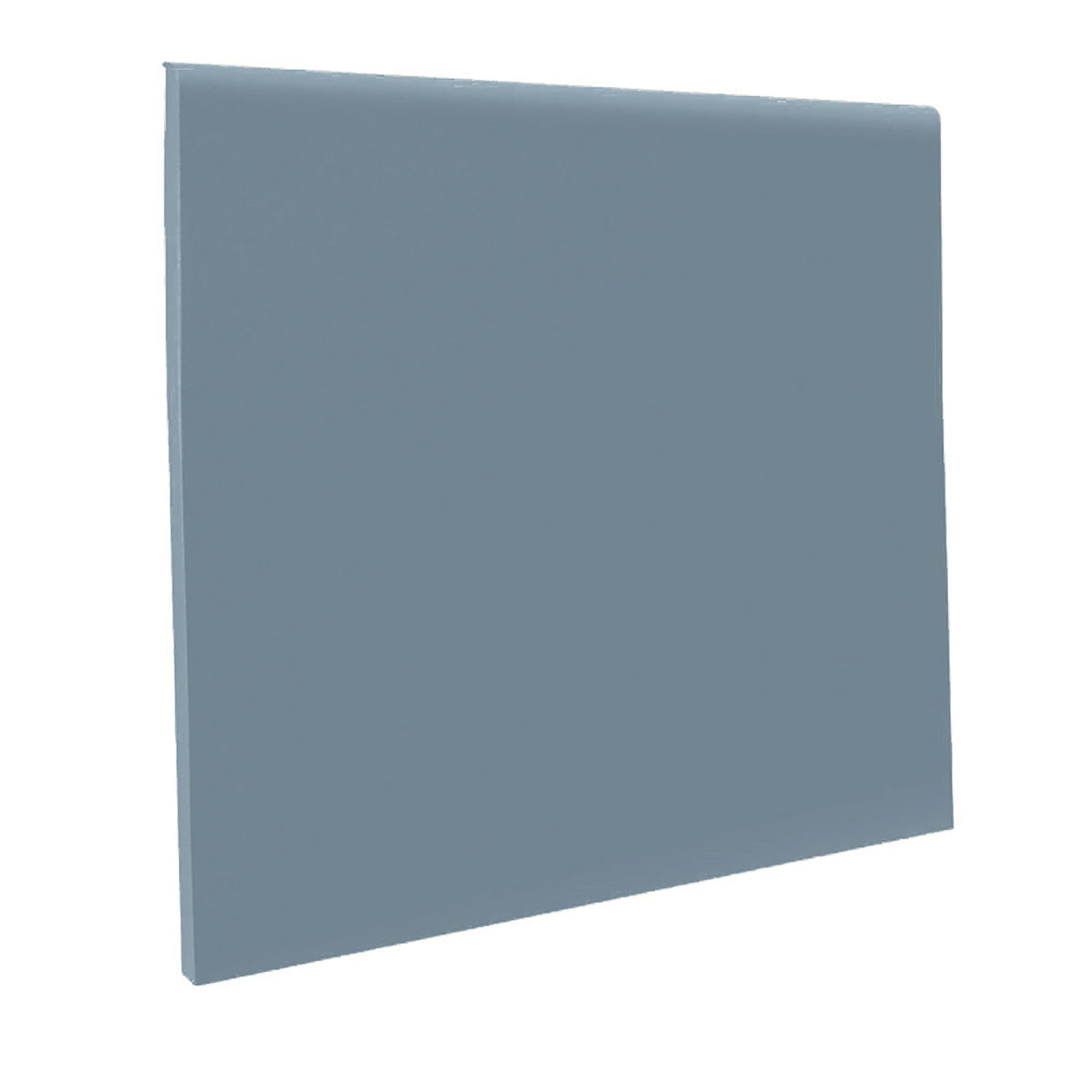 Flexco 4-in x 4-ft Thermoplastic Rubber Wall Base – Blue Shadow