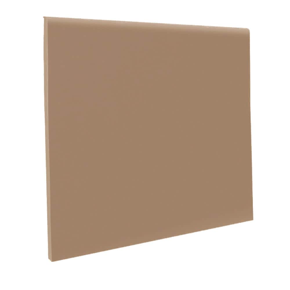 Flexco 4-in x 48-in Vinyl Wall Base, Cappuccino
