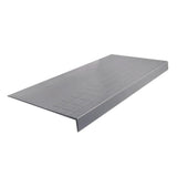 Flexco #800 Series 12.25-in x 54-in Gray Stair Tread