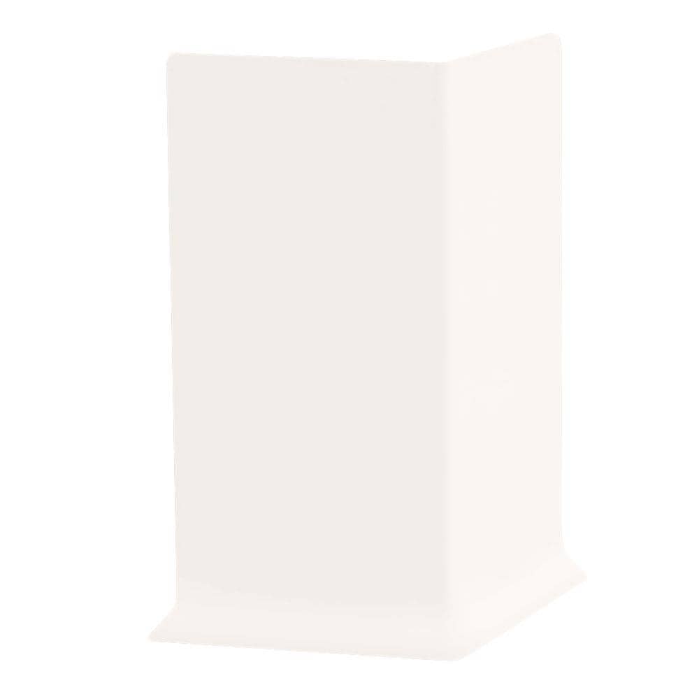 Flexco True White 0.08-in T x 2.5-in W x Vinyl Wall Base