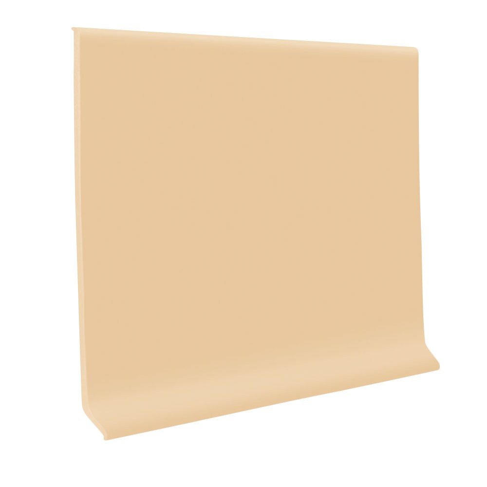 Flexco 4-in Honey Vinyl Floor Base, 120-ft Coil