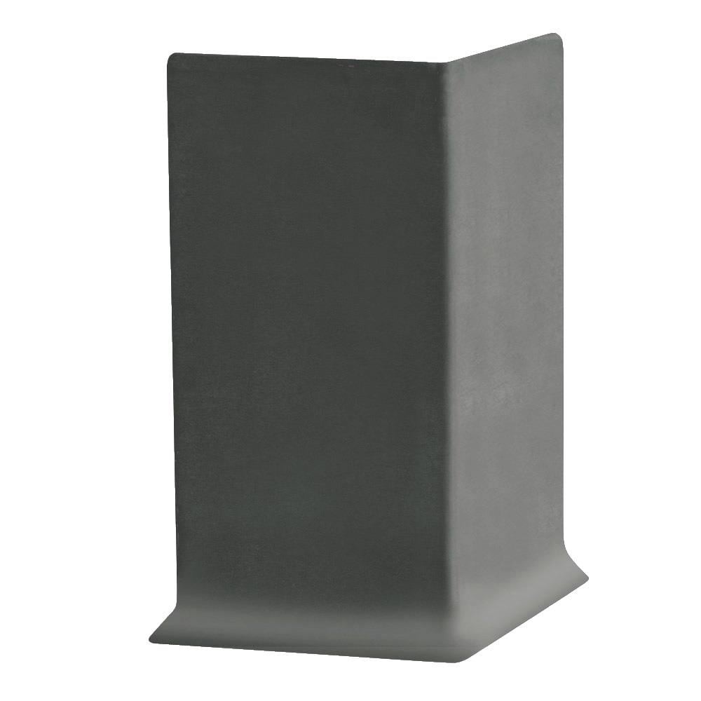 Flexco Charcoal 0.08-in T x 6-in W x 0.25-in L Vinyl Wall Base
