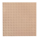 Flexco Rubber Tile (RBT) Radial Texture High Profile, 18 in x 18 in x 0.125 in, Doe