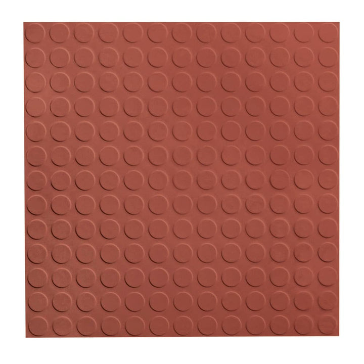 Flexco RBT Tile 18-in x 18-in Earth Glue (Adhesive) Vinyl Tile