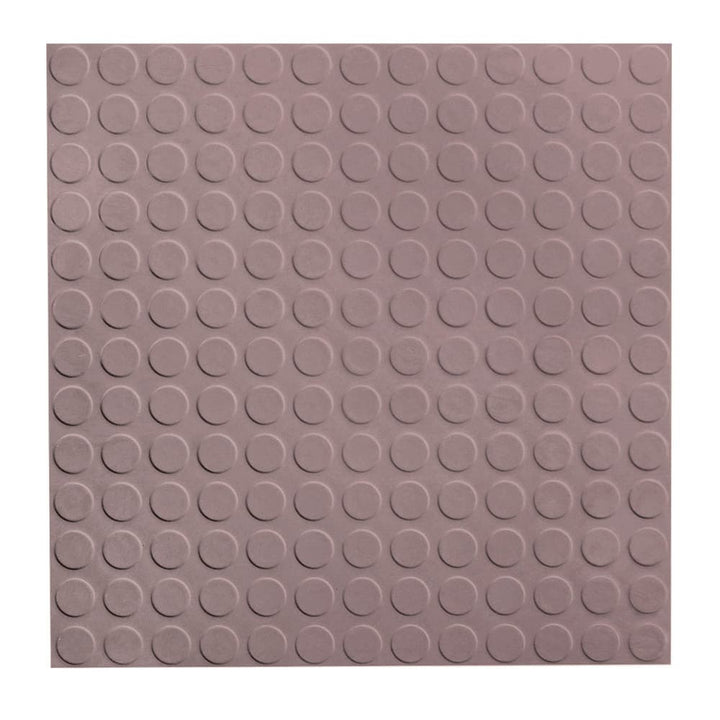 Flexco RGT Rubber Floor Tile, 0.125-in Thick, 18-in x 18-in, Taupe – Multipurpose Rubber Tile Flooring