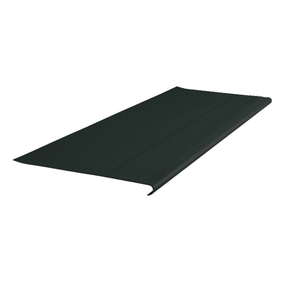Flexco VT Series 12.5-in x 48-in Black Dahlia Stair Tread
