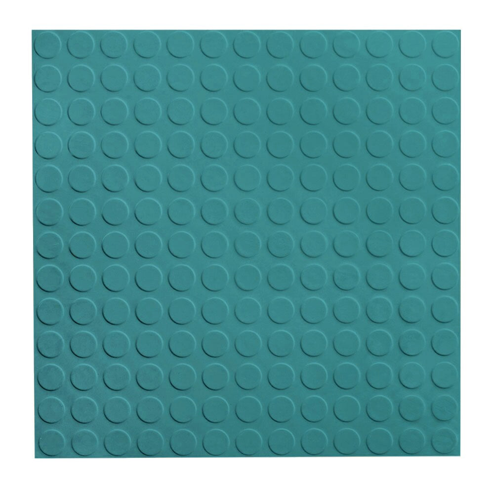 Flexco 18-in x 18-in Mediterranean Green Rubber Tile Multipurpose Flooring