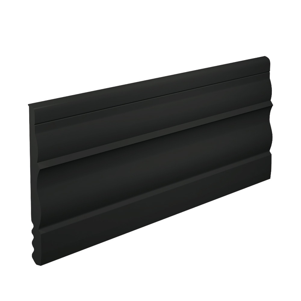 Flexco 4.5-in x 480-in Black Dahlia Vinyl Wall Base – Charisma Base Sculpture