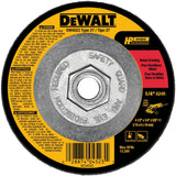DEWALT Aluminum Oxide 4.5-in Type 27 Grinding Wheel, 5/8-in Arbor, 1/4-in Thick