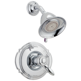 Delta Victorian Chrome 2‑Handle Multi-Function Shower Faucet Trim, 5.5-in Showerhead, T17255