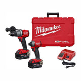 M18 FUEL 18-Volt Lithium-Ion Brushless Cordless Hammer Drill and Impact Driver Combo Kit (2-Tool) with Two 5Ah Batteries