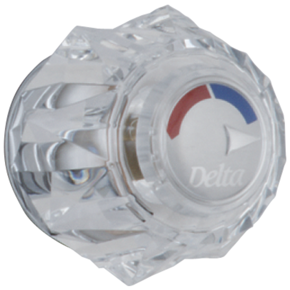 Delta Es Bathroom Sink Faucet Handle, 1-Handle Knob, Chrome, H71