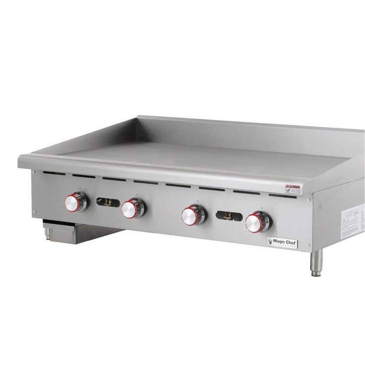 Commercial 48 in. Thermostatic Countertop Griddle