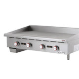 Commercial 48 in. Thermostatic Countertop Griddle