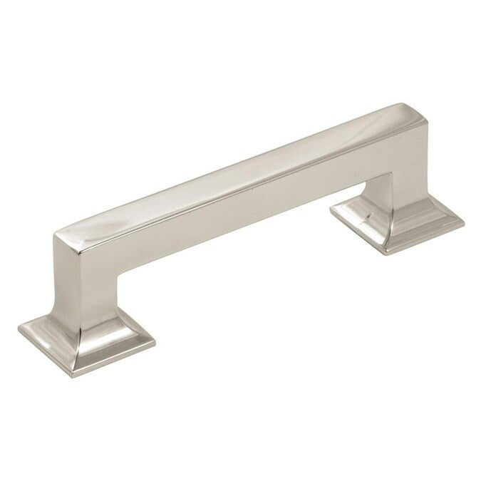 Hickory Hardware Studio 3-3/4-in Center to Center Polished Nickel Rectangular Handle Drawer Pulls