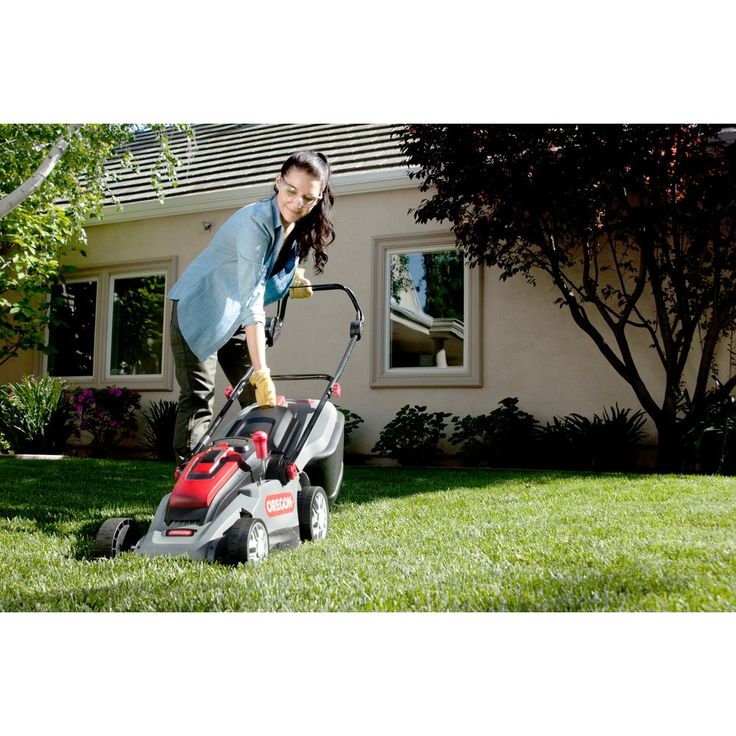 Oregon 16 in. 40-Volt Brushless Lithium-Ion Cordless Battery Walk Behind Push Lawn Mower - Battery and Charger Not Included