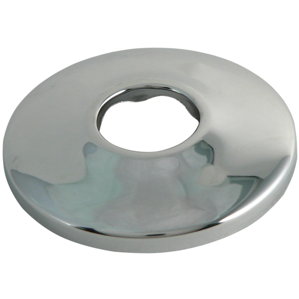 Keeney 0.5-in ID Chrome Universal Kitchen/Lavatory Escutcheon (Shallow Metal Flange)