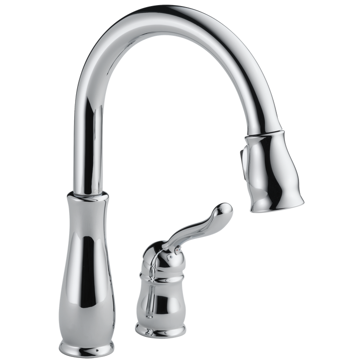 Delta Leland Chrome 1-Handle Deck-Mount Pull-Down Kitchen Faucet
