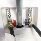 1/2 in. x 3/4 in. MHT Brass Washing Machine Outlet Box with Water Hammer with 1/2 Sweat Connection