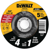 DEWALT 5-Pack Silicon Carbide 4-1/2-in x 0.045-in x 7/8-in Cutting/Grinding Wheels