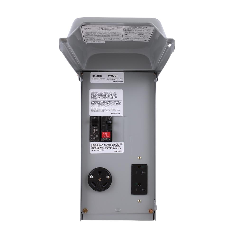 GE PowerMark Gold 70-Amp 1-space load center - front view