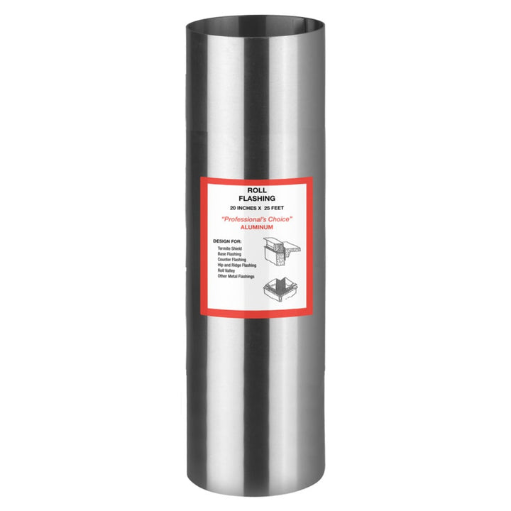 Gibraltar Building Products 20-in x 25-ft Silver Aluminum Roll Flashing, 0.011-in Thick