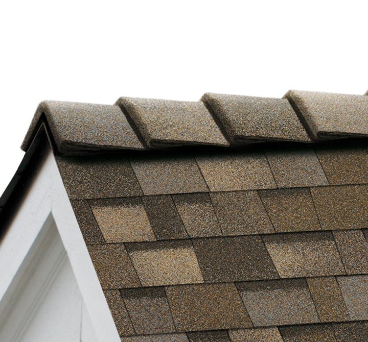 Owens Corning DecoRidge 10-in Sand Dune Hip & Ridge Roof Shingles, 20 Linear Ft per Bundle
