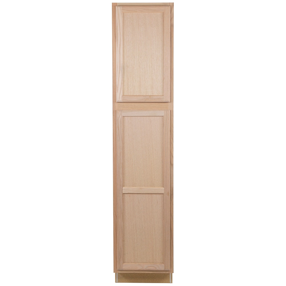 Opus Oak Brook 84" Natural Unfinished Oak Pantry Cabinet