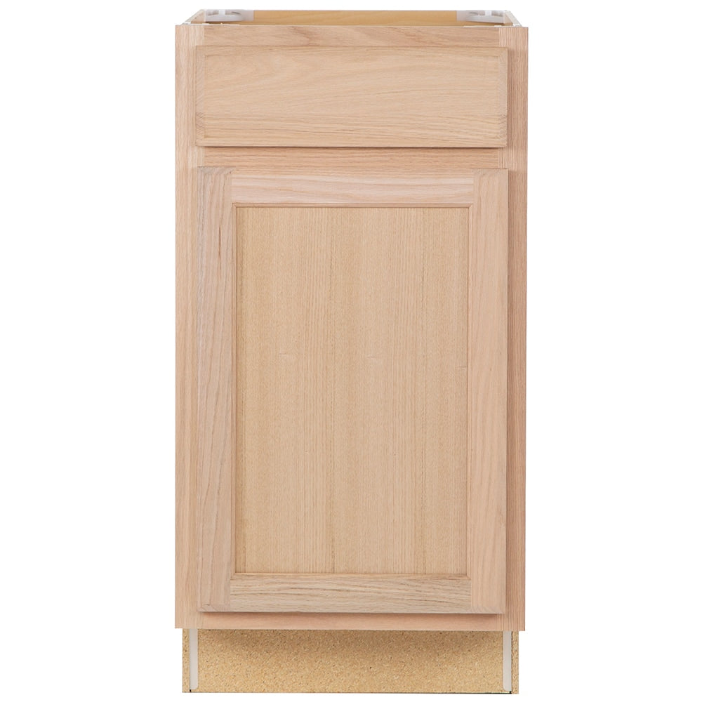 Opus Oak Brook 18-in W x 35-in H x 23.75-in D Natural Unfinished Oak Base Cabinet