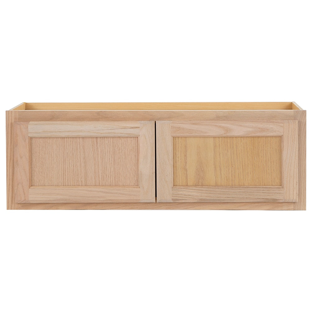 Opus Oak Brook 36-Inch Natural Unfinished Oak Wall Cabinet
