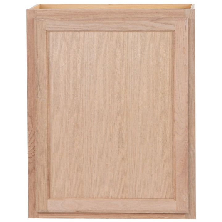 Opus Oak Brook 24x30 Natural Unfinished Oak Wall Cabinet