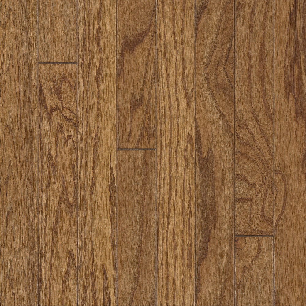 Bruce America's Best Choice Gunstock Oak 3-in W x 3/8-in T x Smooth/Traditional Engineered Hardwood Flooring (15-sq ft / Carton)