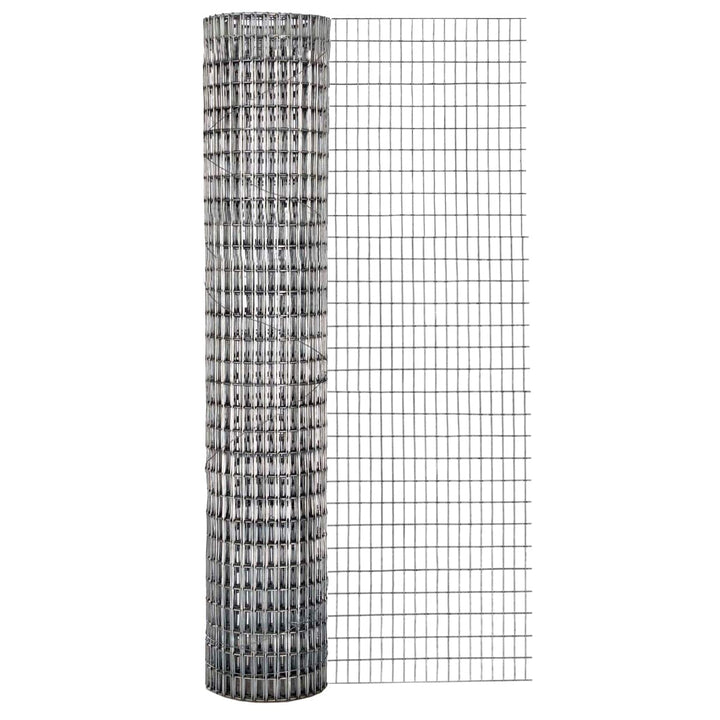 IRONRIDGE Galvanized Steel Welded Wire Rolled Fencing - 10ft x 2.5ft