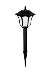 Portfolio 2Brighter 2.4-Lumen Black Solar Integrated LED Path Light