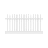 Freedom Lennox 4-ft H x 8-ft W White Vinyl Fence Panel (Unassembled)