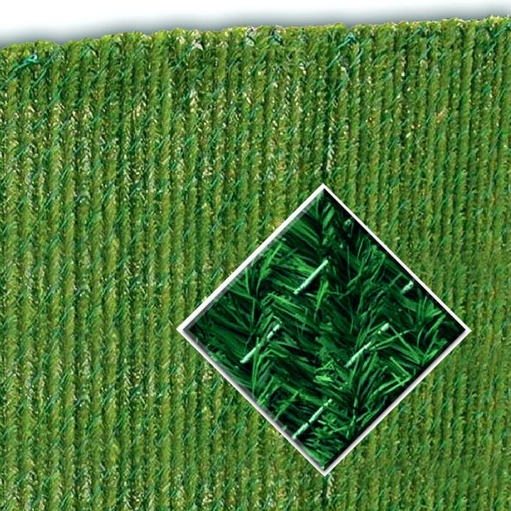 Pexco 6-ft H x 1-in W Green PVC Chain Link Fence Slat 41-Pack