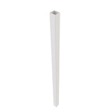 Freedom 8-ft H x 4-in W White Vinyl Blank Fence Post (Assembled)