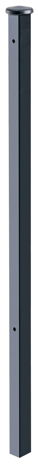 Gilpin Patterson 1.25-in x 1.25-in x 4-ft Black Metal Deck Post