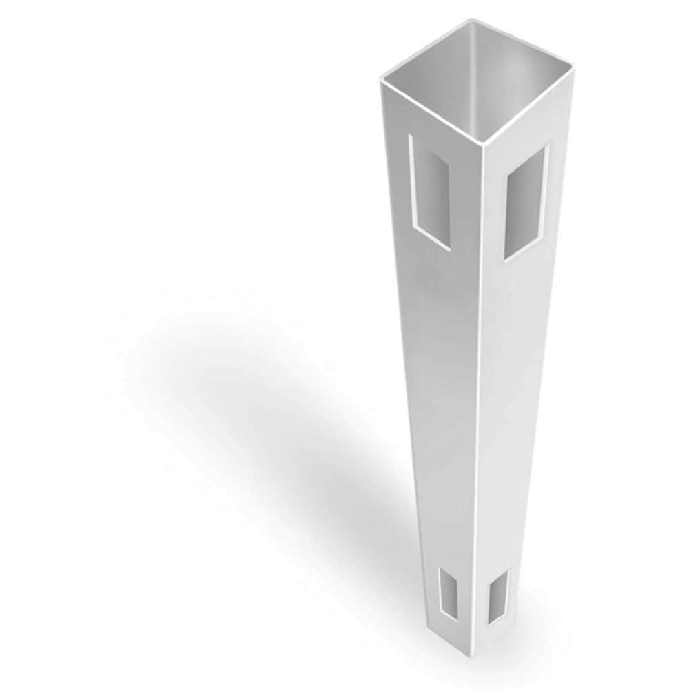 Freedom Keswick 7-ft H x 5-in W White Vinyl Corner Fence Post (Unassembled)
