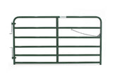 Tarter 4-ft H x 8-ft W Green Powder Over E-coat Steel Farm Corral Fence Gate