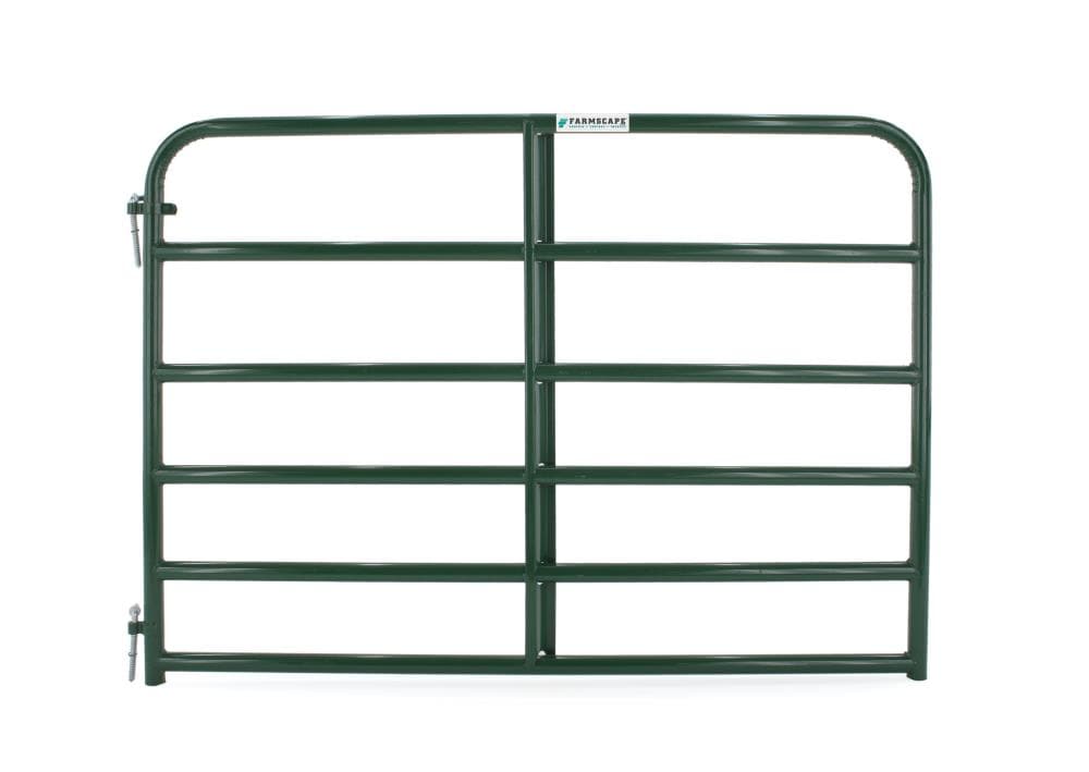 Tarter 4-ft H x 6-ft W Green Powder Over E-coat Steel Farm Corral Fence Gate