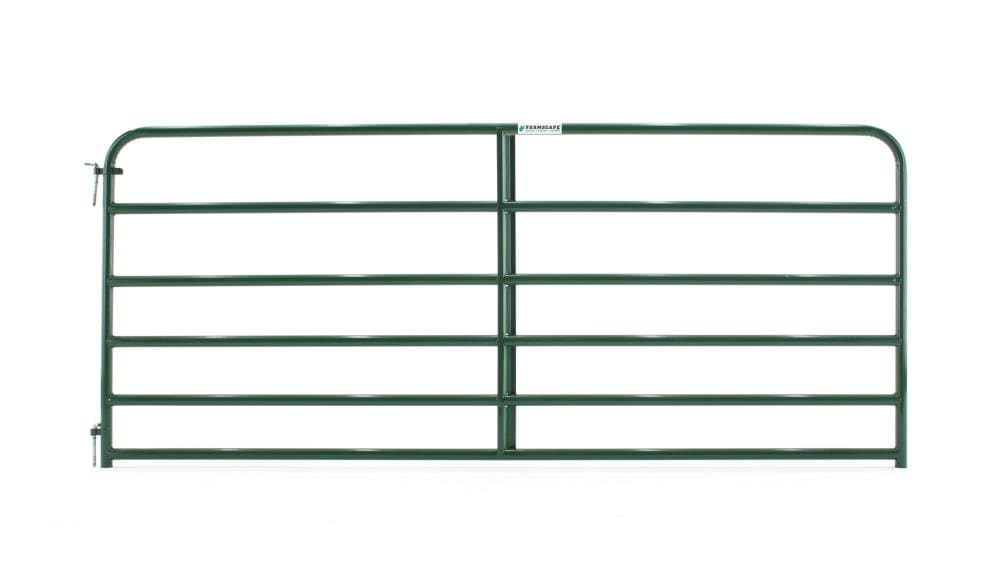 Tarter 4-ft H x 10-ft W Green Powder Over E-coat Steel Farm Corral Fence Gate